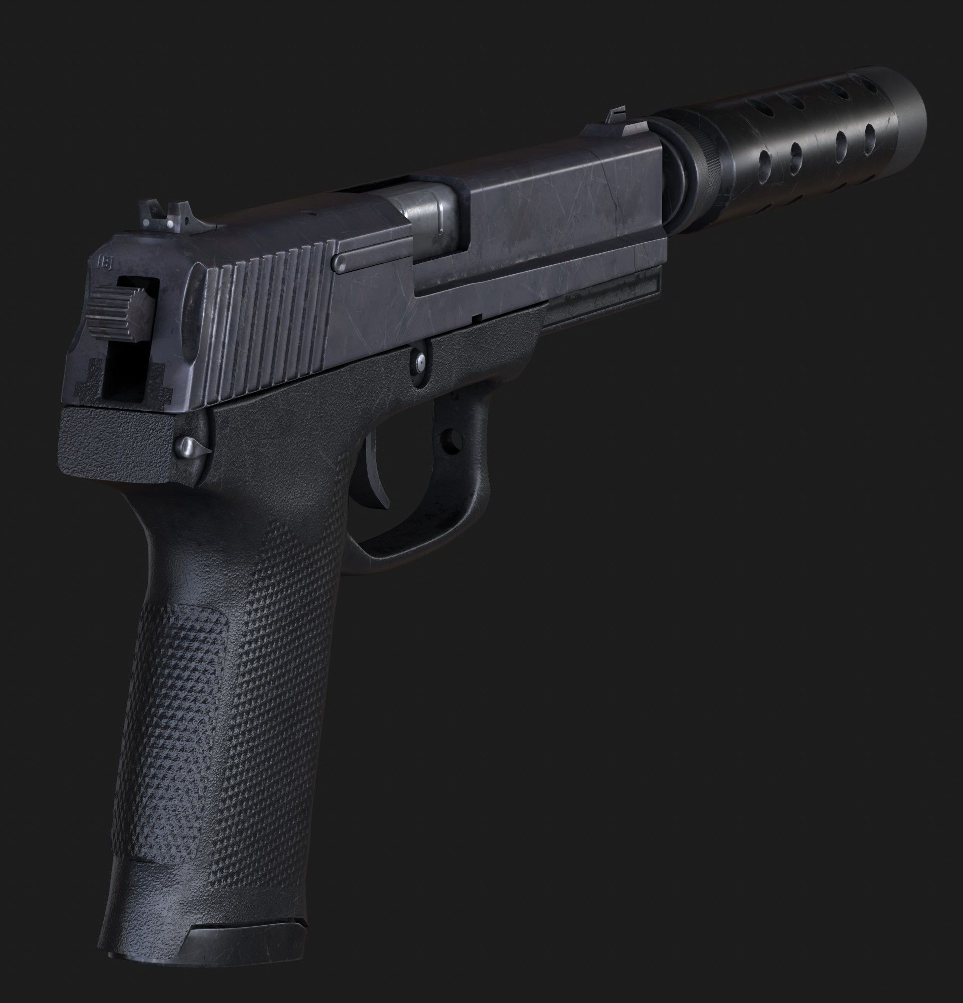  Koch Mark 23 Low-poly 3D model_8