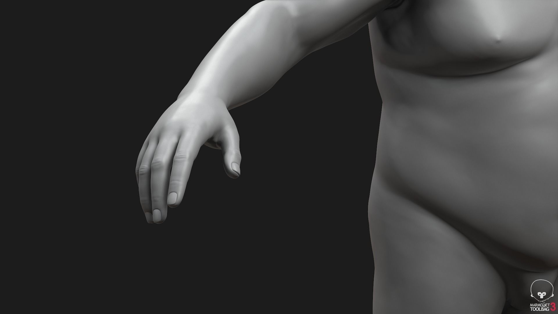 Men Basemeshes Pack 3D Model Collection_42