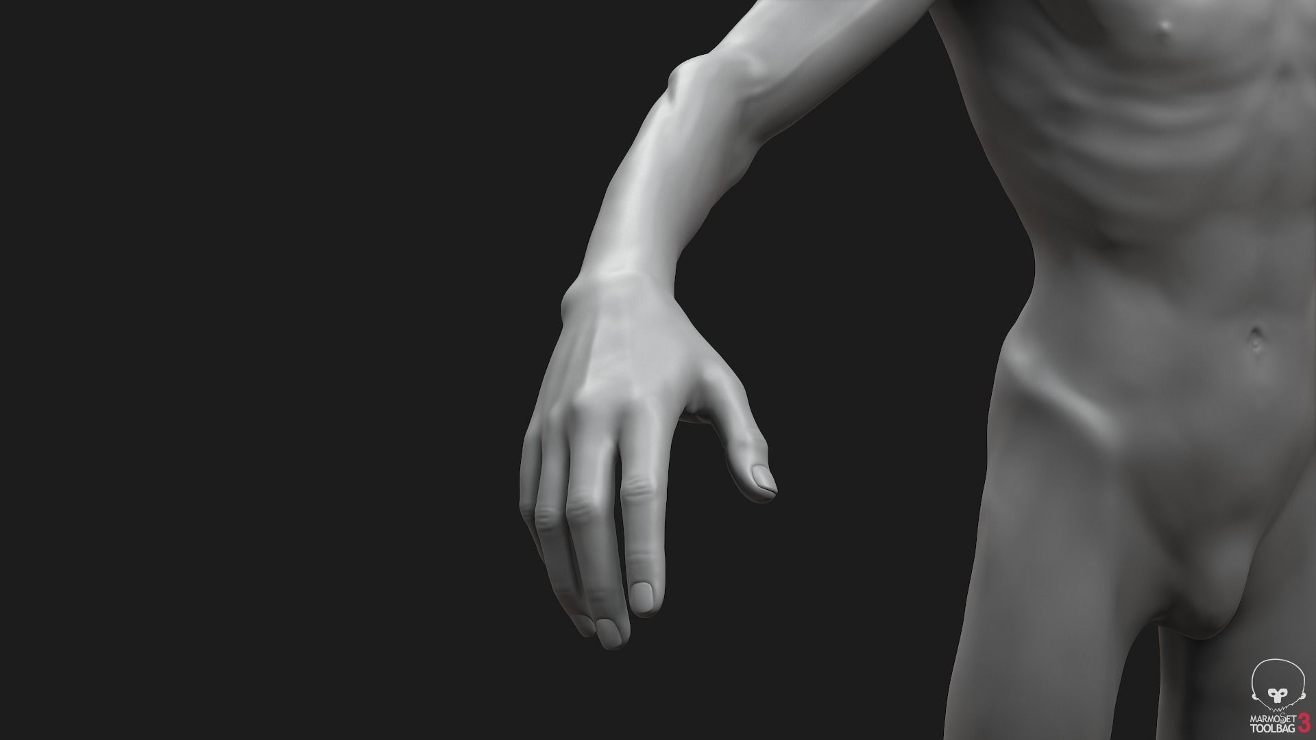 Men Basemeshes Pack 3D Model Collection_55