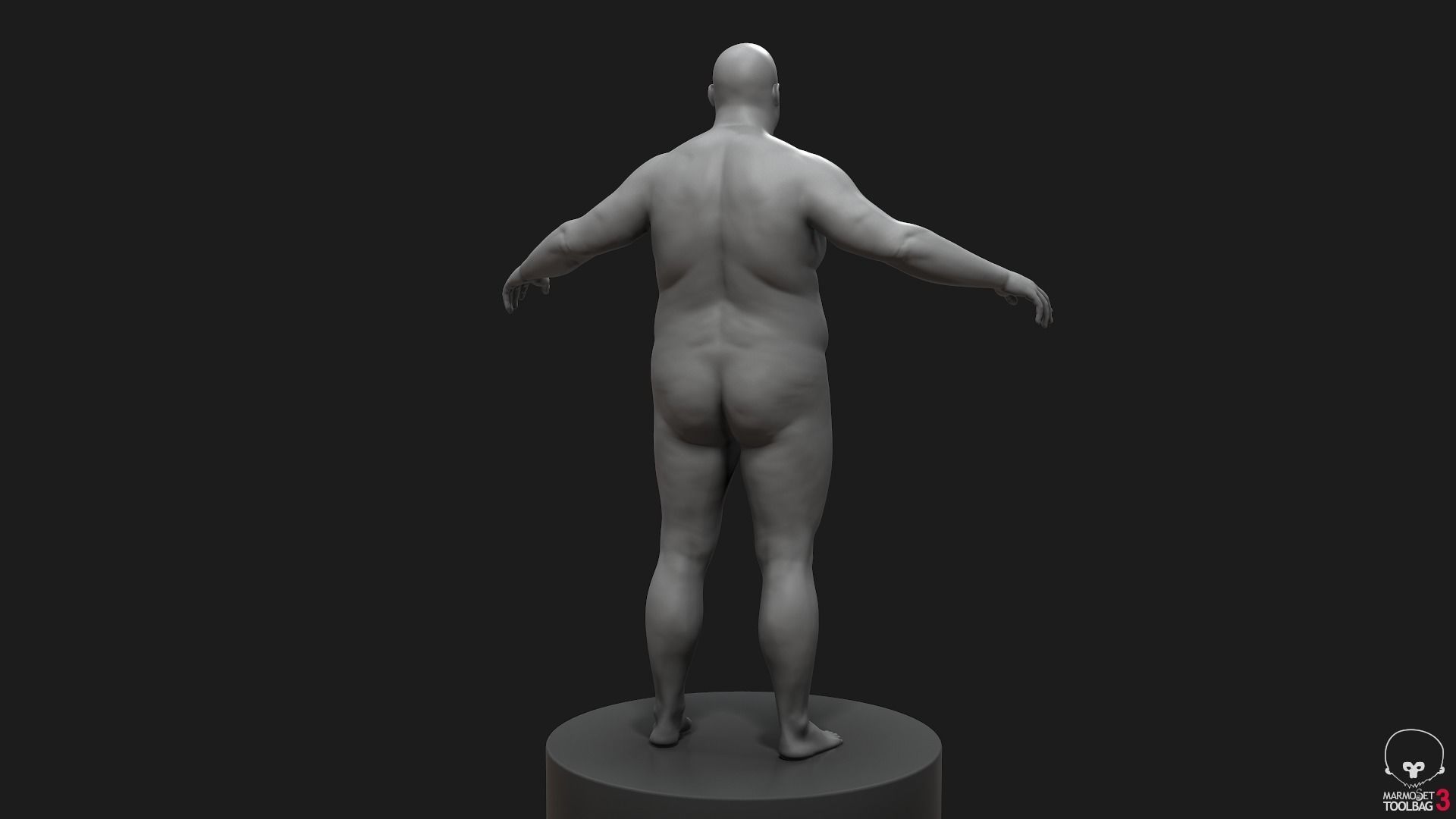 Men Basemeshes Pack 3D Model Collection_38