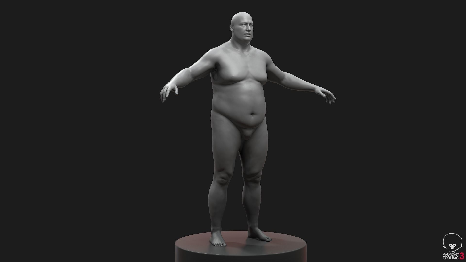 Men Basemeshes Pack 3D Model Collection_34