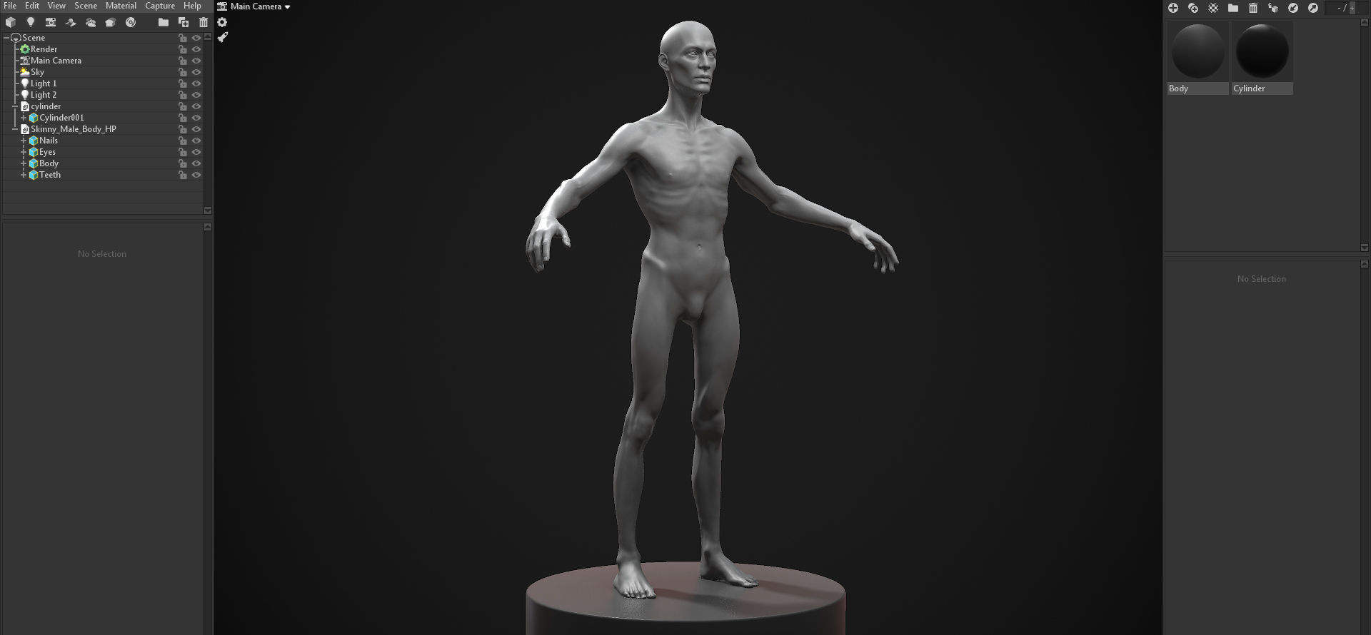 Men Basemeshes Pack 3D Model Collection_57