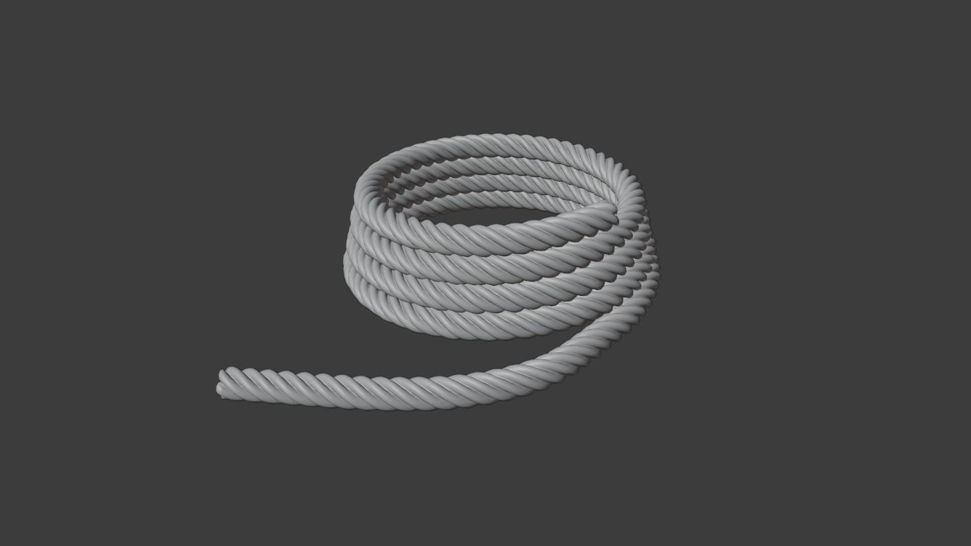 Texture Simple Rope VR / AR / low-poly | CGTrader