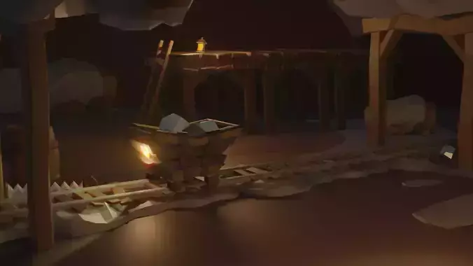 Low Poly Mine Tool Kit