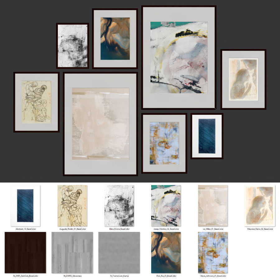 Gallery Wall 73 3D model_5