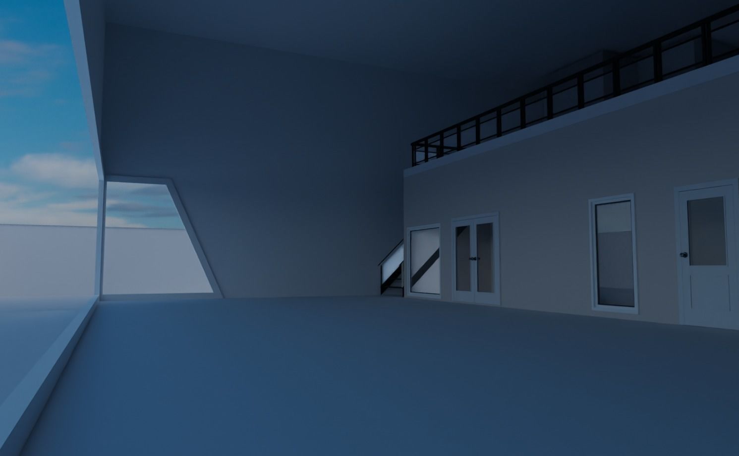 Car Show Room 3D model_1