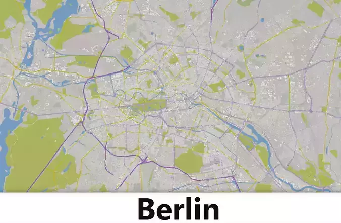 Berlin map of