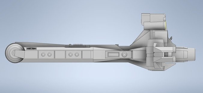 Star Wars Republic Pelta-class Frigate 3D print model 5