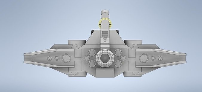 Star Wars Republic Pelta-class Frigate 3D print model 6