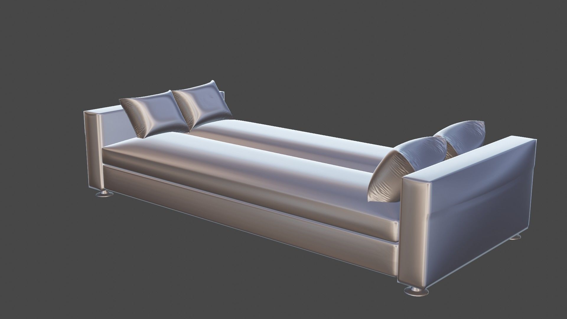 3D MODEL YELLOW SOFA 3D model_8