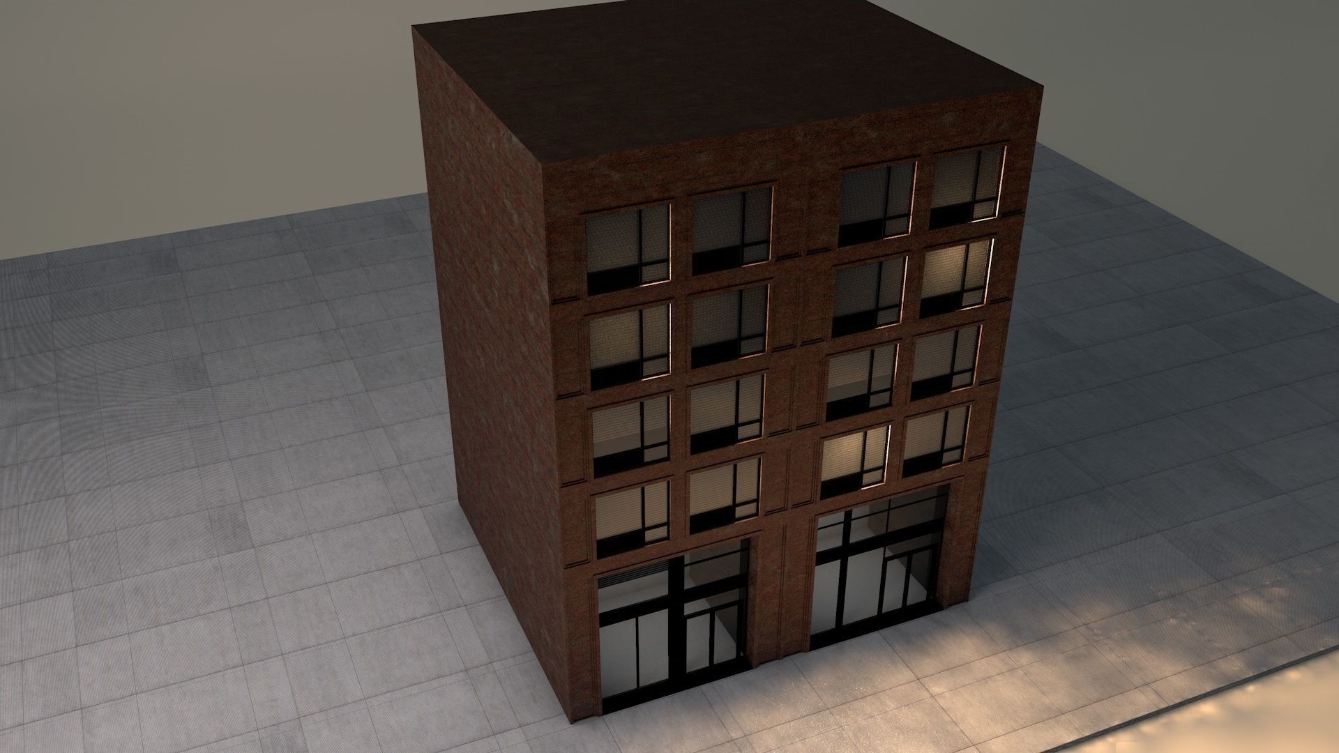 Building Facade 3D model_4