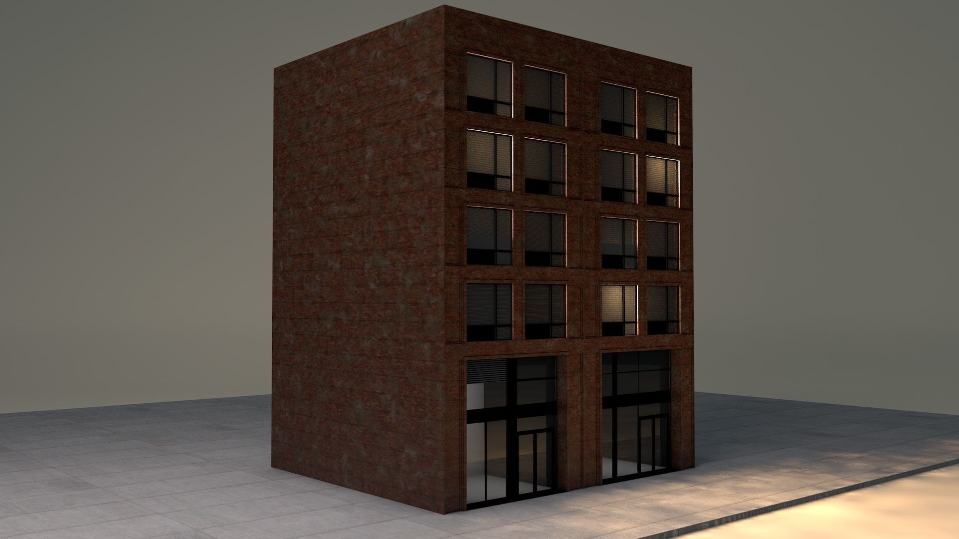 Building Facade 3D model_1
