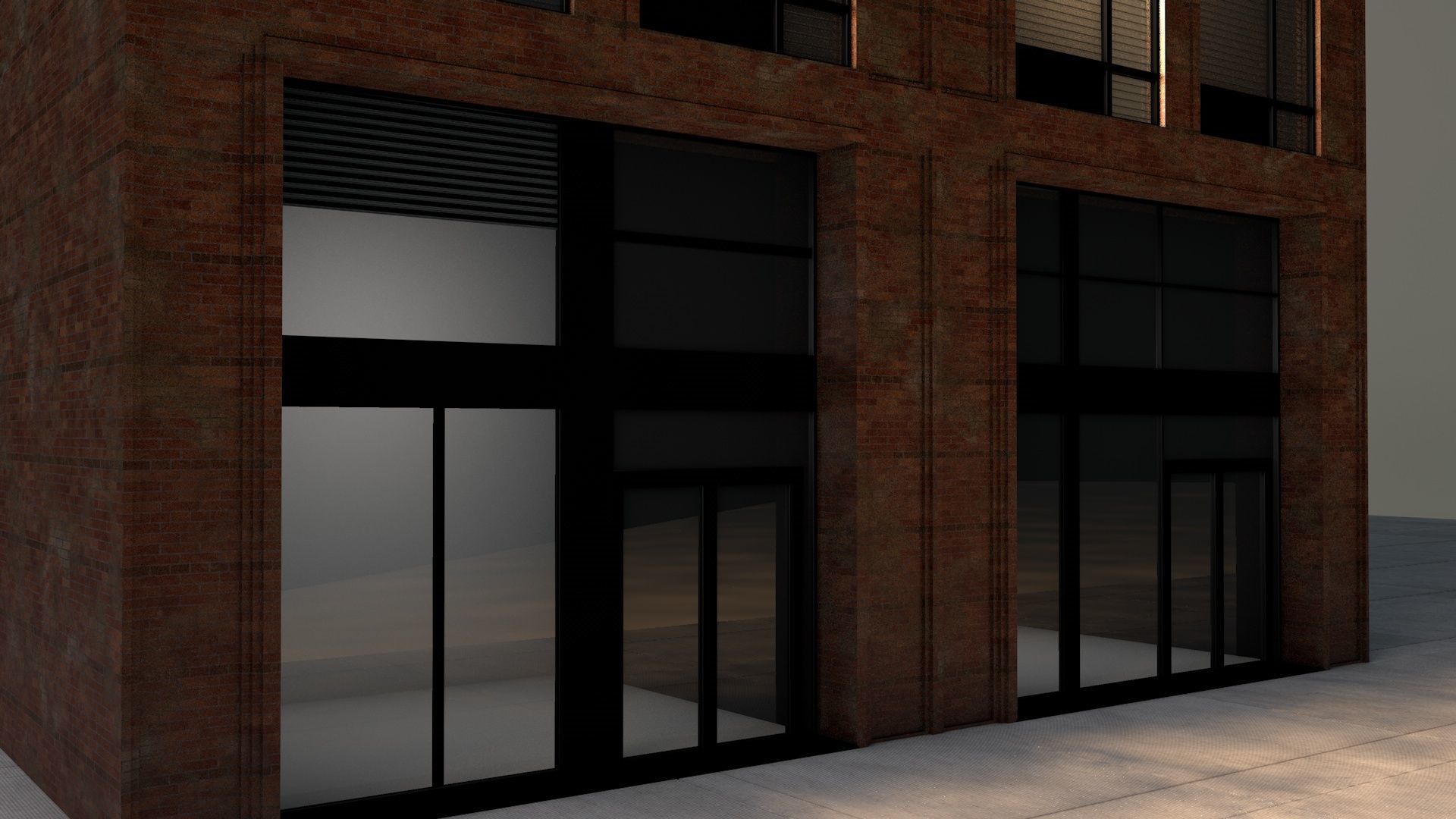 Building Facade 3D model_3