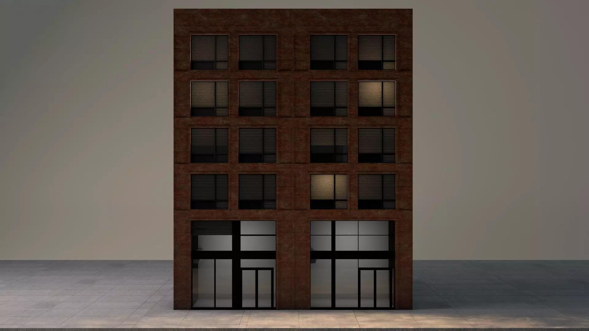 Building Facade 3D model_0