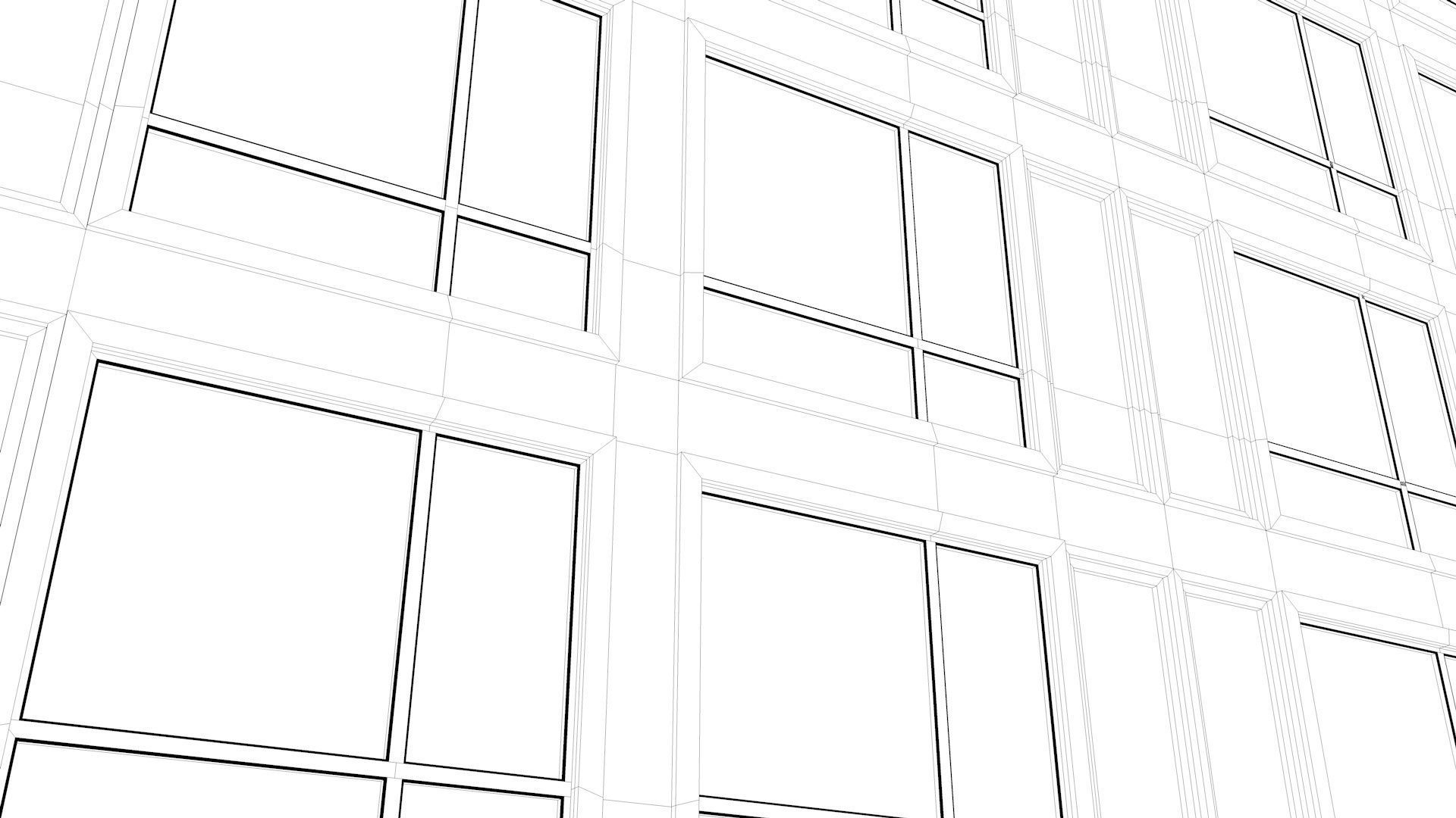 Building Facade 3D model_7