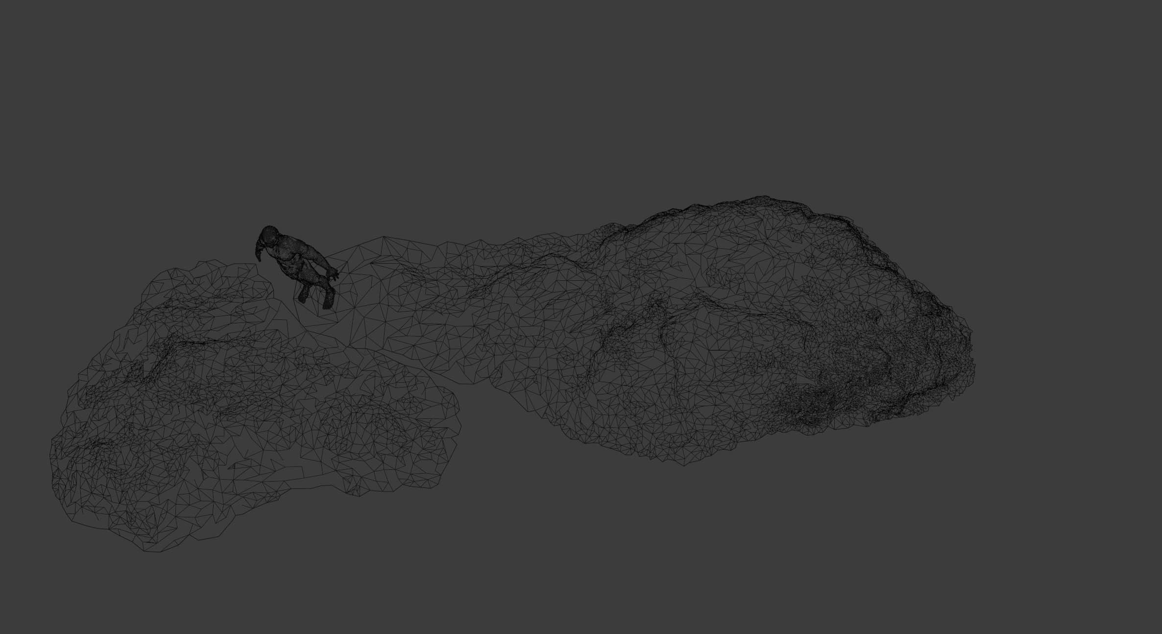 17x Rock Stone Scan Lowpoly Processed Mossy Forest Collection Low-poly 3D model_23