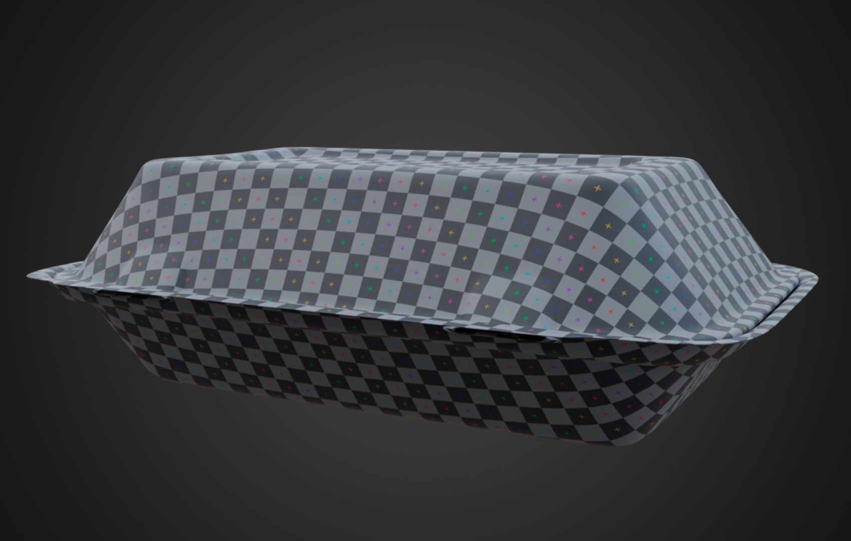 Box Cardboard paper - Large Disposable Container 3D model_20