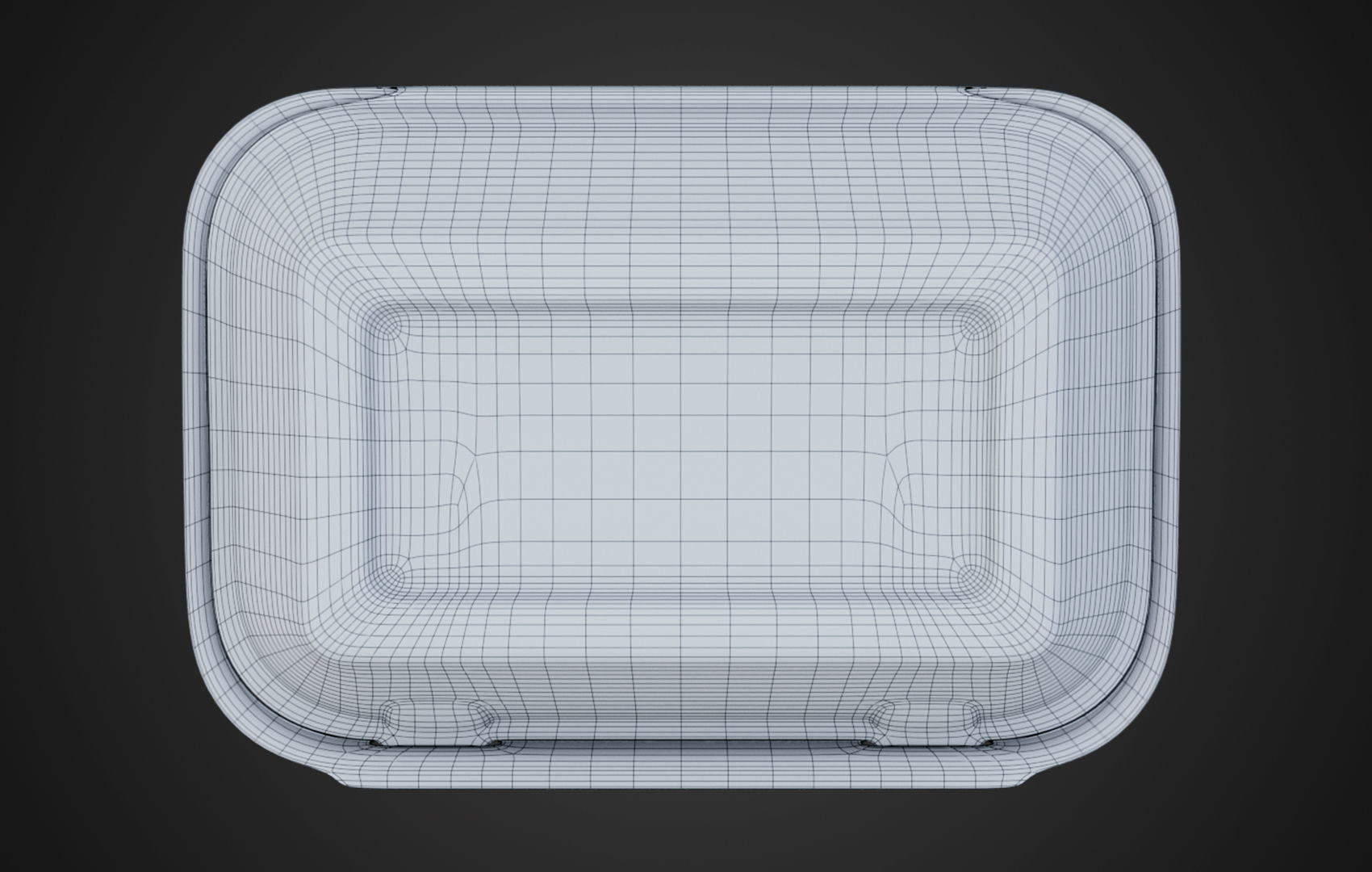 Box Cardboard paper - Large Disposable Container 3D model_19