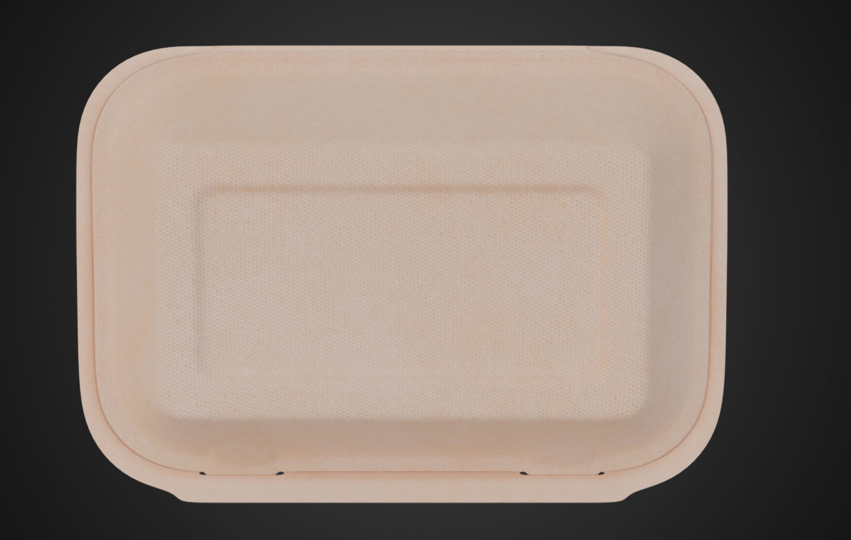 Box Cardboard paper - Large Disposable Container 3D model_2