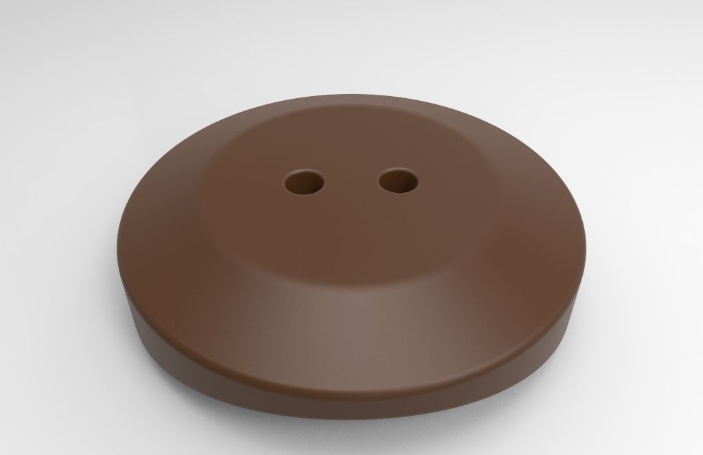 Clothes Button Free 3D print model_1