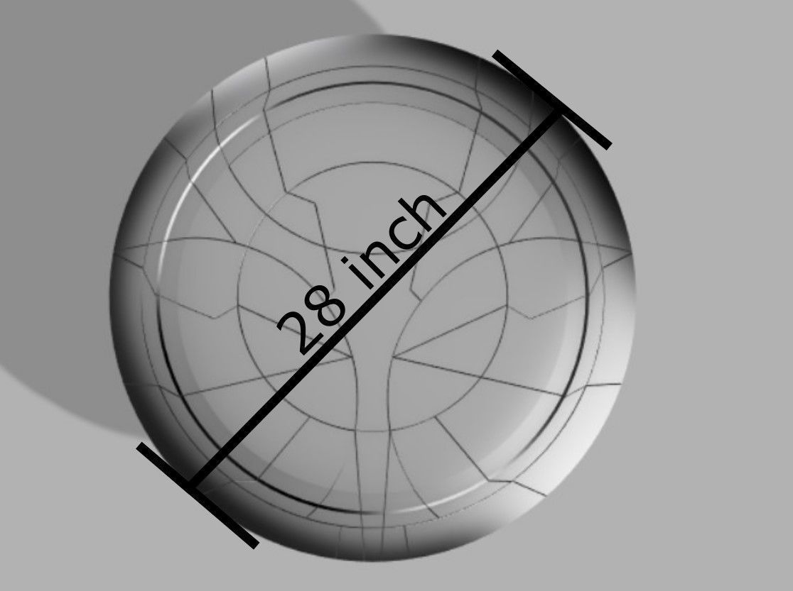 Taskmaster Shield From Black Widow 2021 to 3d Print 3D print model_7