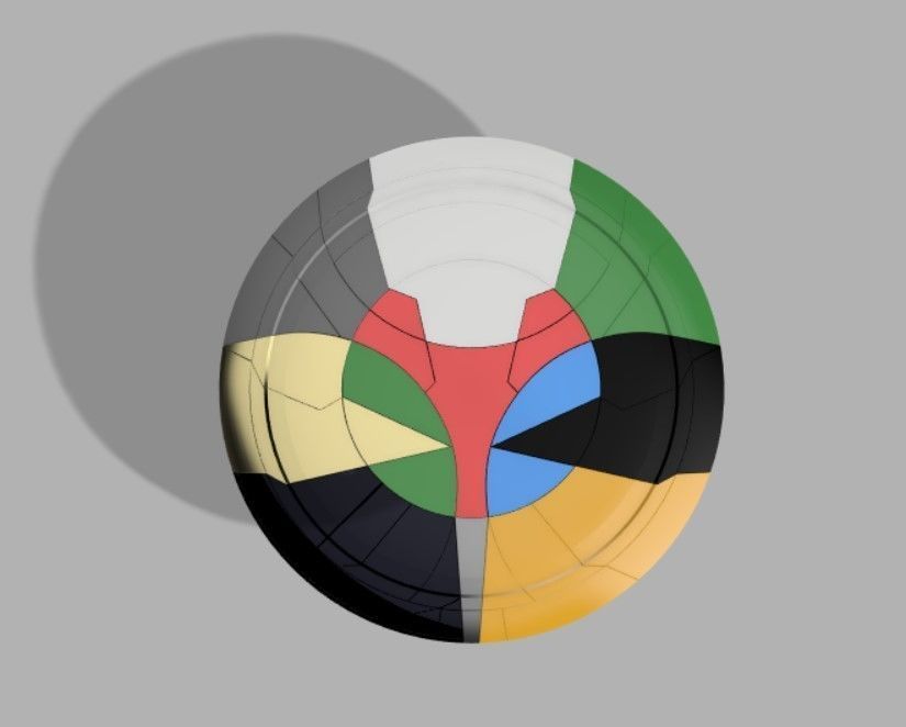 Taskmaster Shield From Black Widow 2021 to 3d Print 3D print model_5