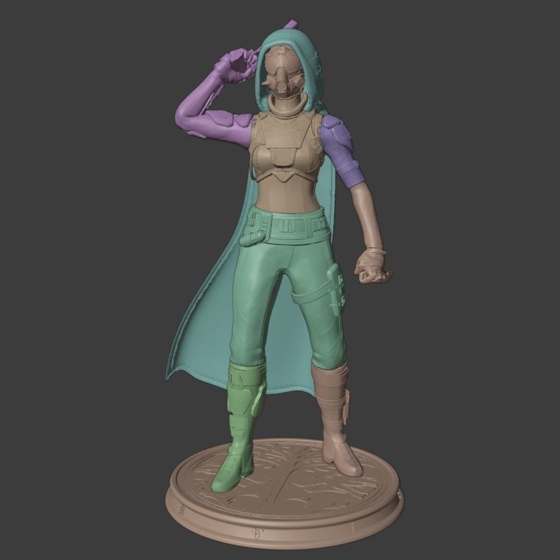 DESTINY - HUNTER ARMOR IRON BANNER YEAR ONE  3D print model_6