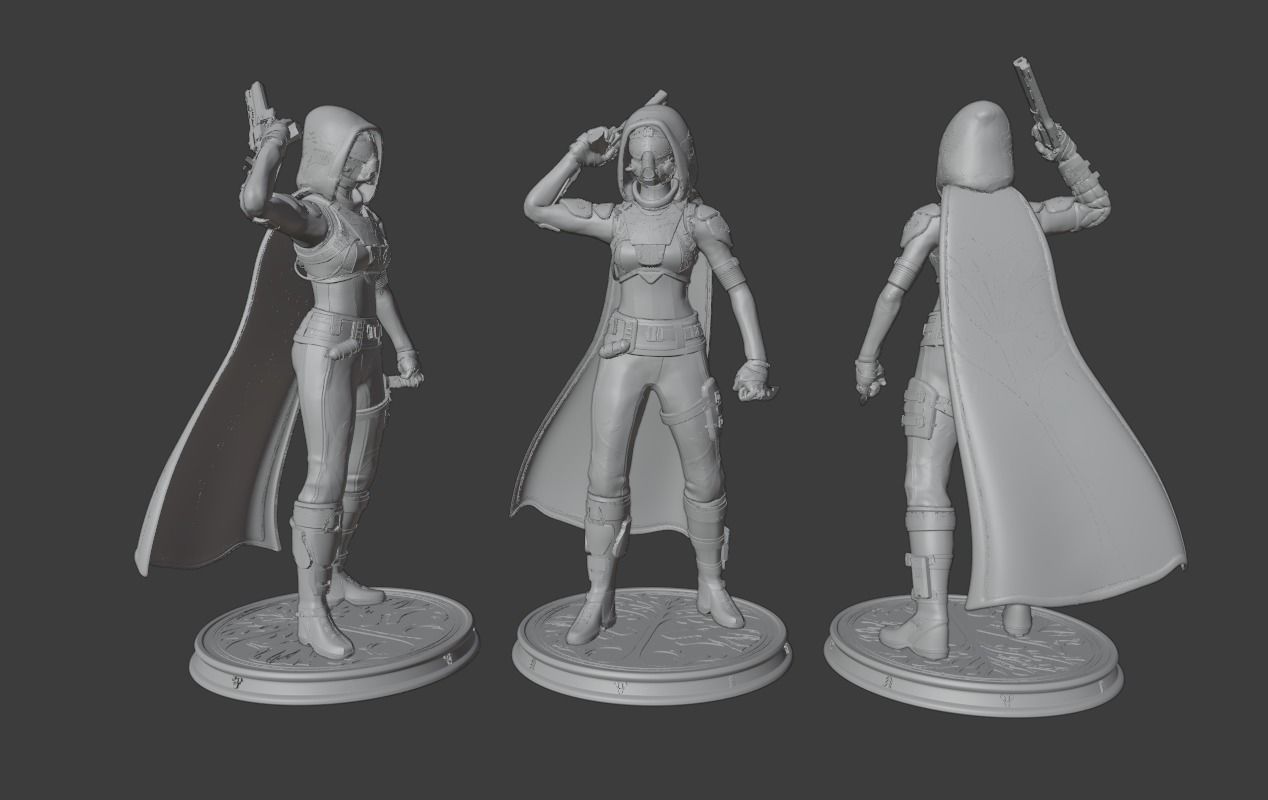 DESTINY - HUNTER ARMOR IRON BANNER YEAR ONE  3D print model_8