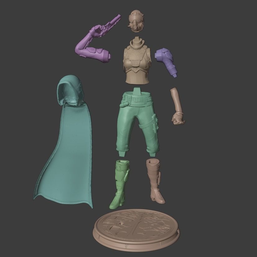 DESTINY - HUNTER ARMOR IRON BANNER YEAR ONE  3D print model_7