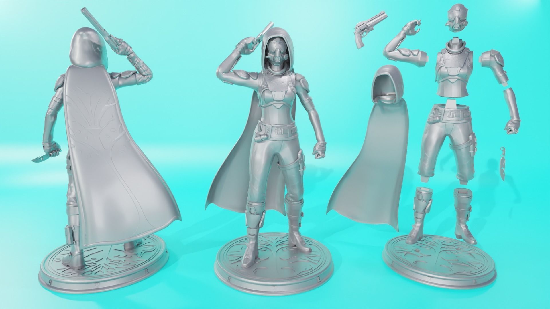 DESTINY - HUNTER ARMOR IRON BANNER YEAR ONE  3D print model_2