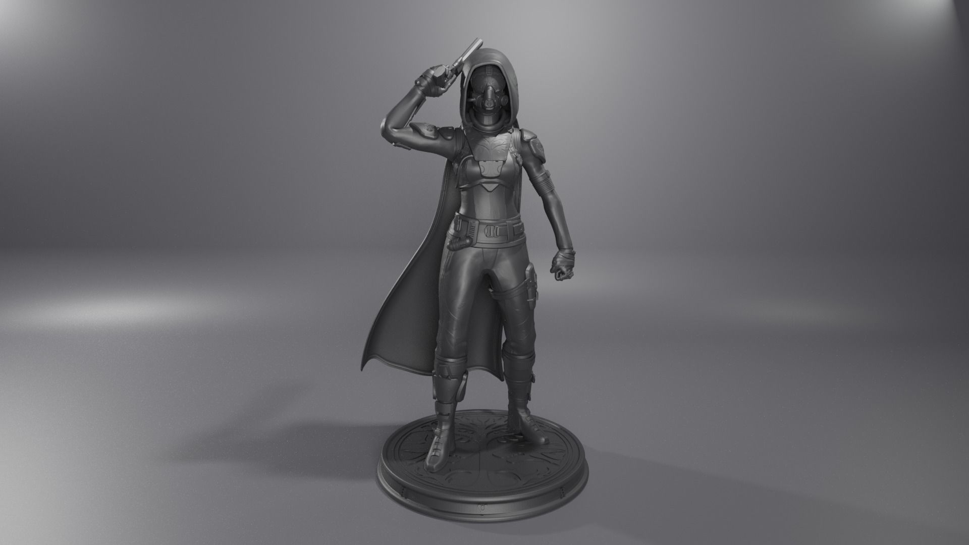 DESTINY - HUNTER ARMOR IRON BANNER YEAR ONE  3D print model_10