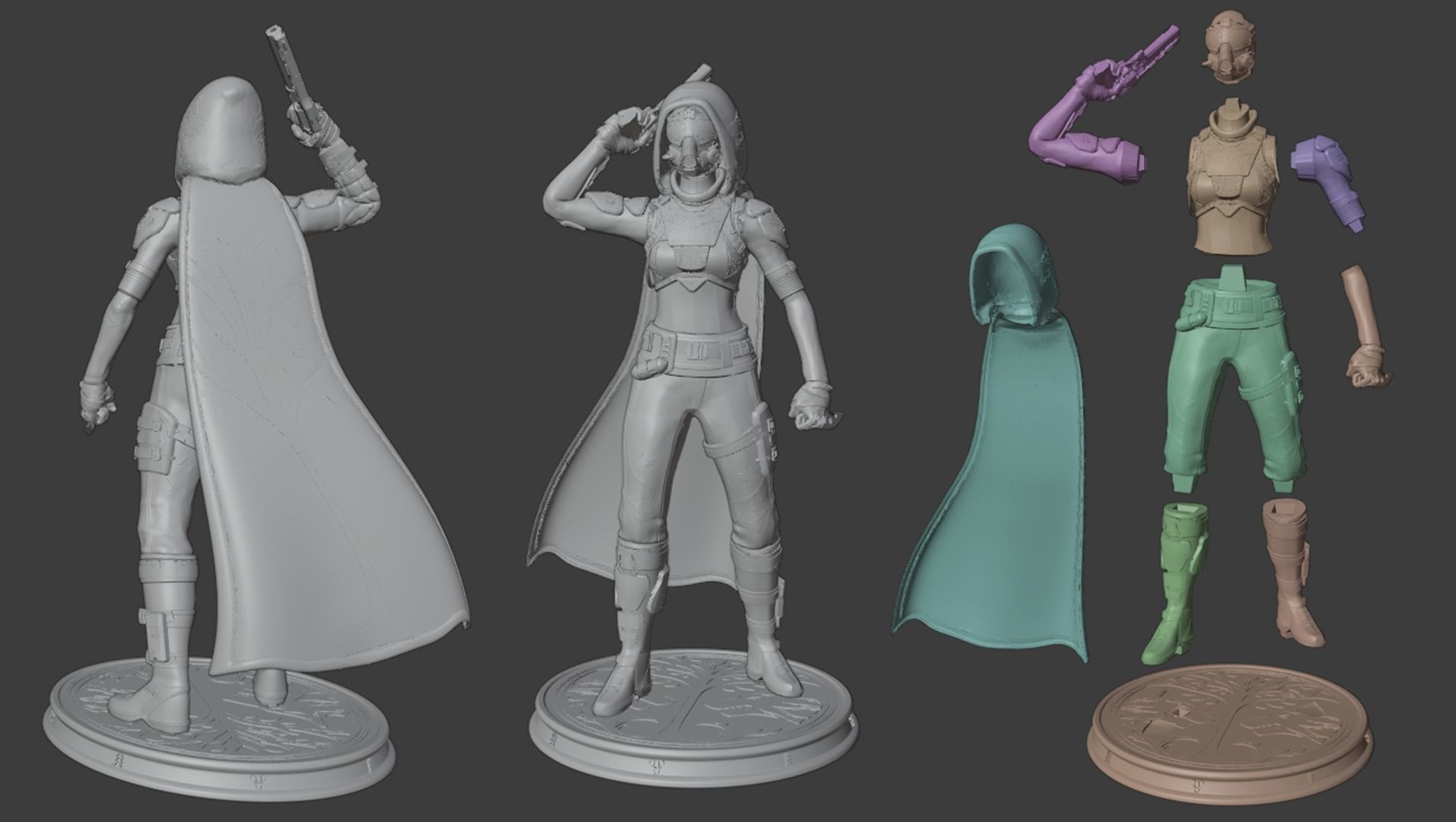 DESTINY - HUNTER ARMOR IRON BANNER YEAR ONE  3D print model_4