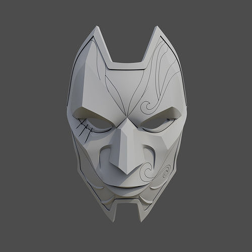 Jhin Mask 3D print model