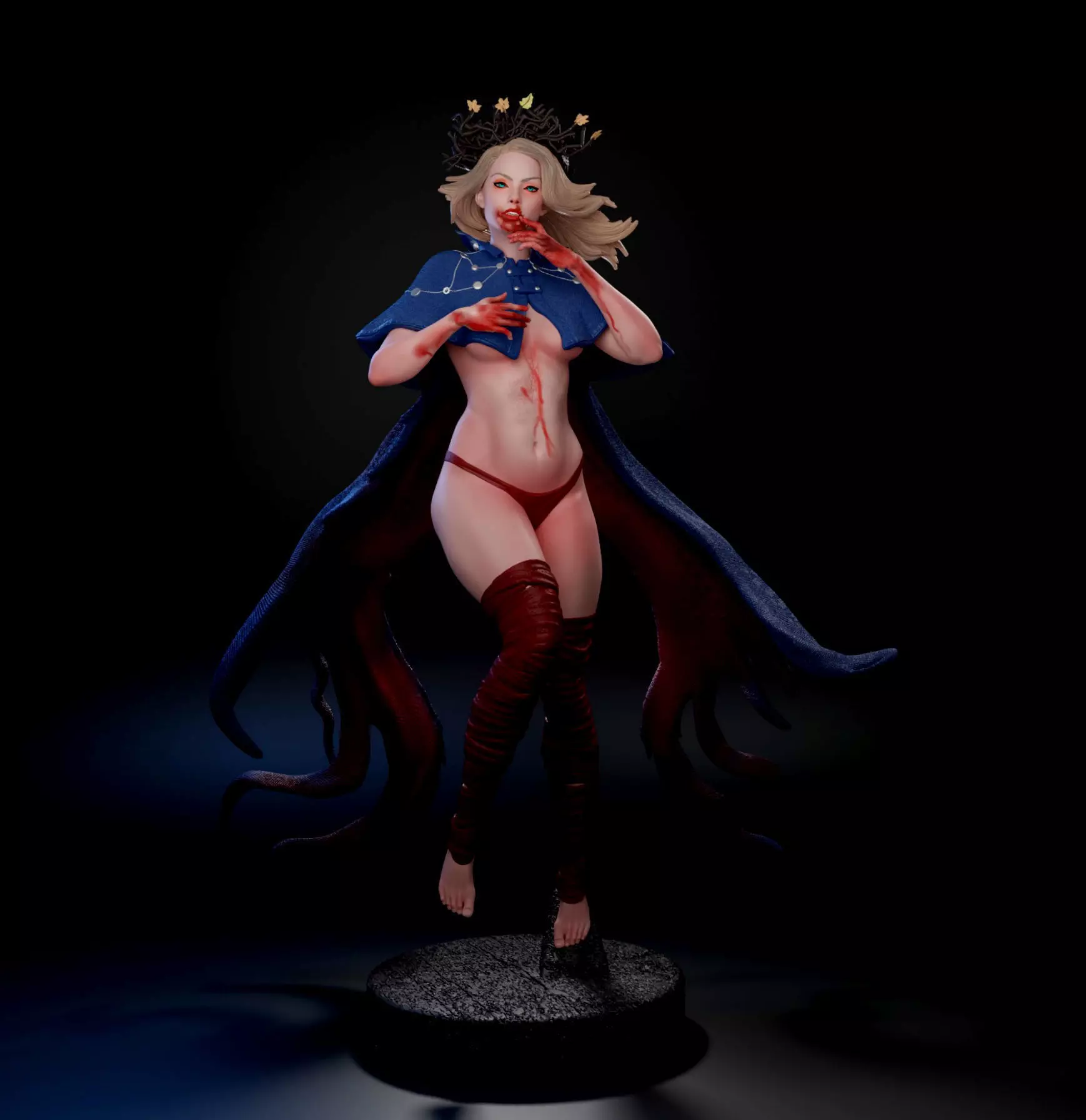 zombie queen extra 3D print model_0