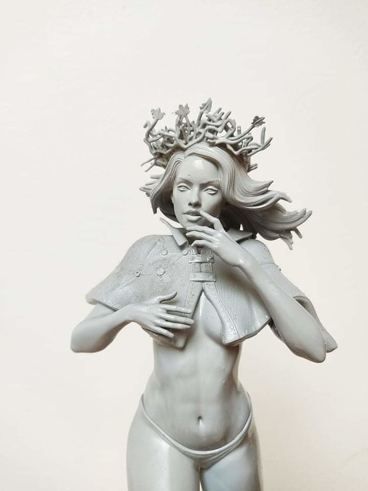 zombie queen extra 3D print model_5