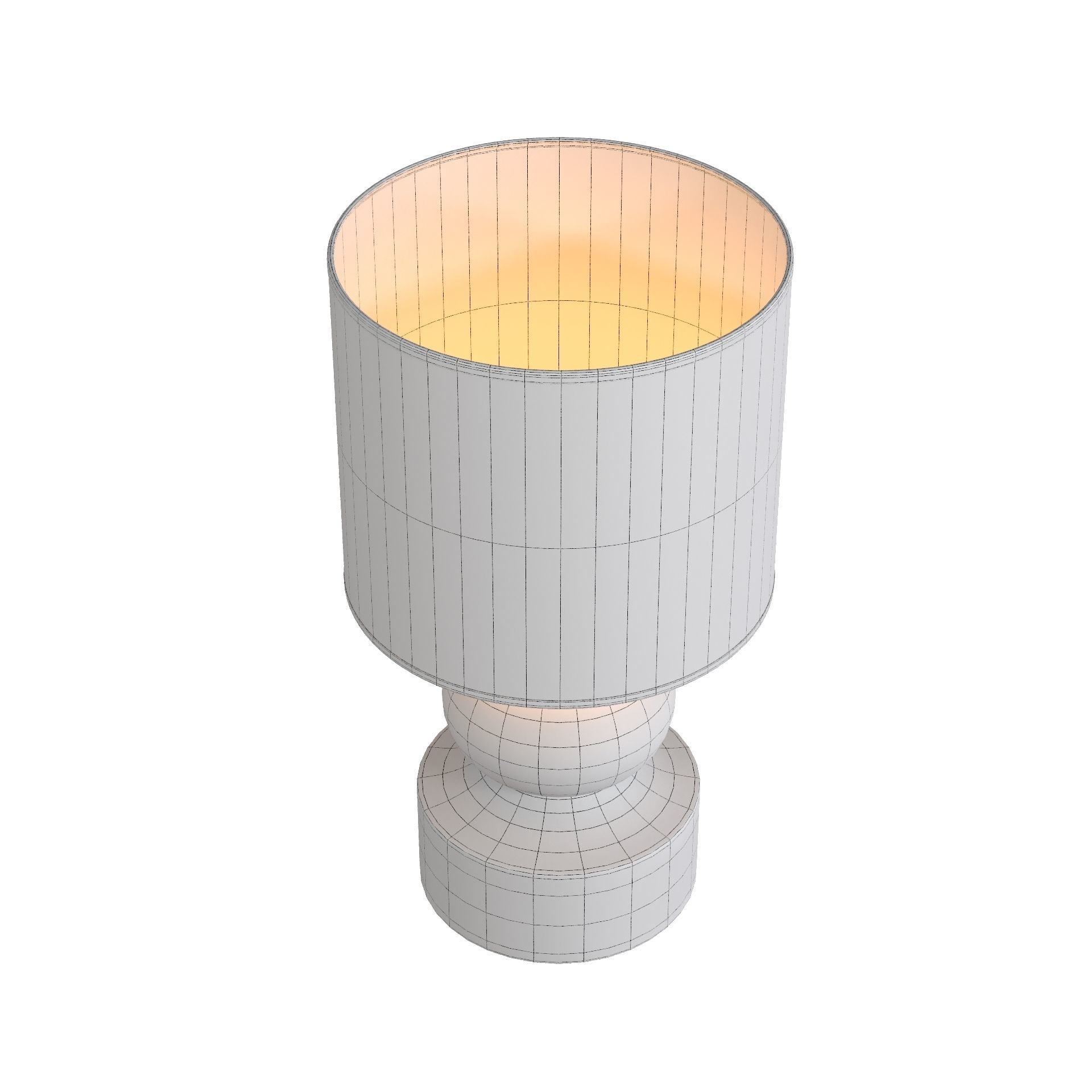 RG Lamp 3 Low-poly 3D model_3