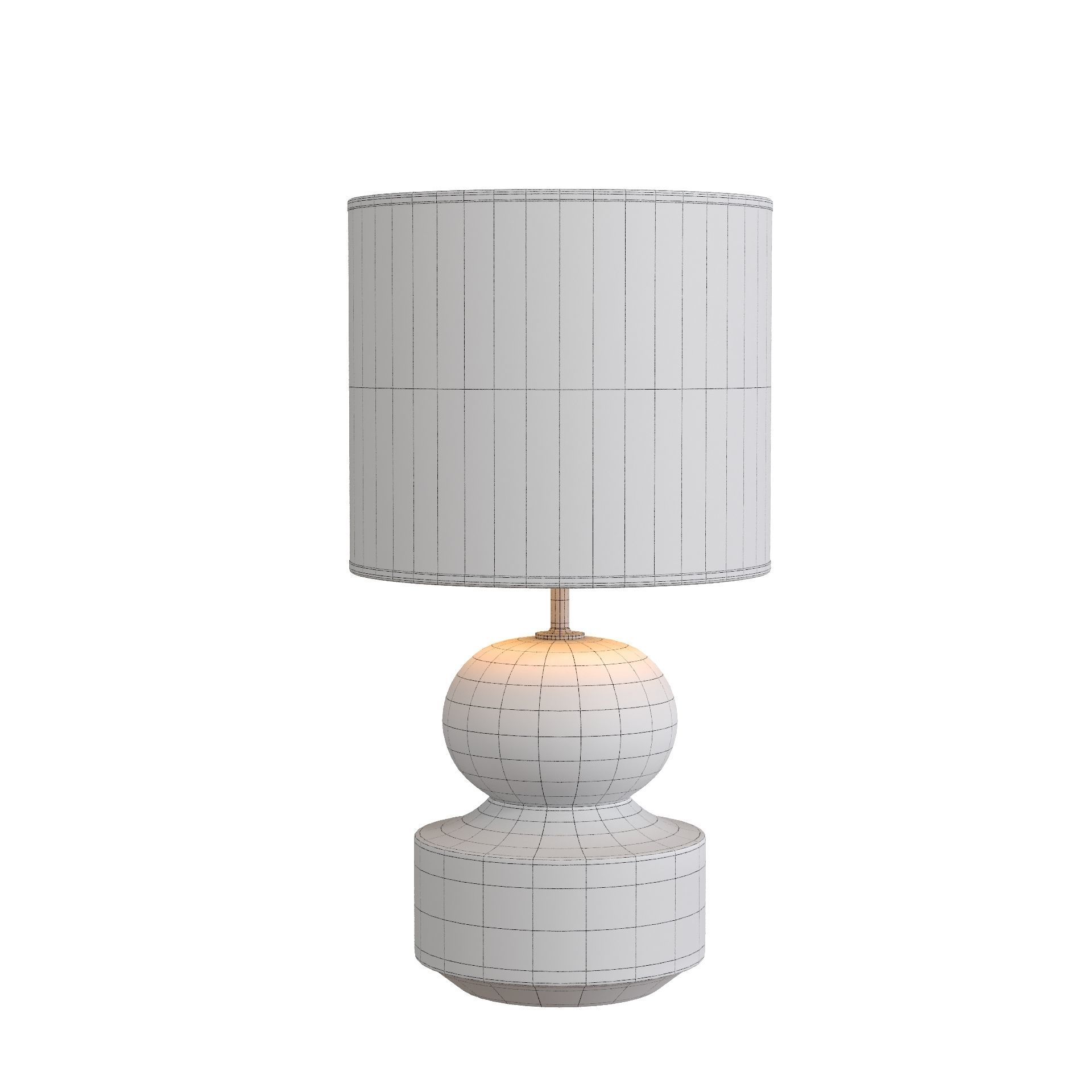 RG Lamp 3 Low-poly 3D model_1