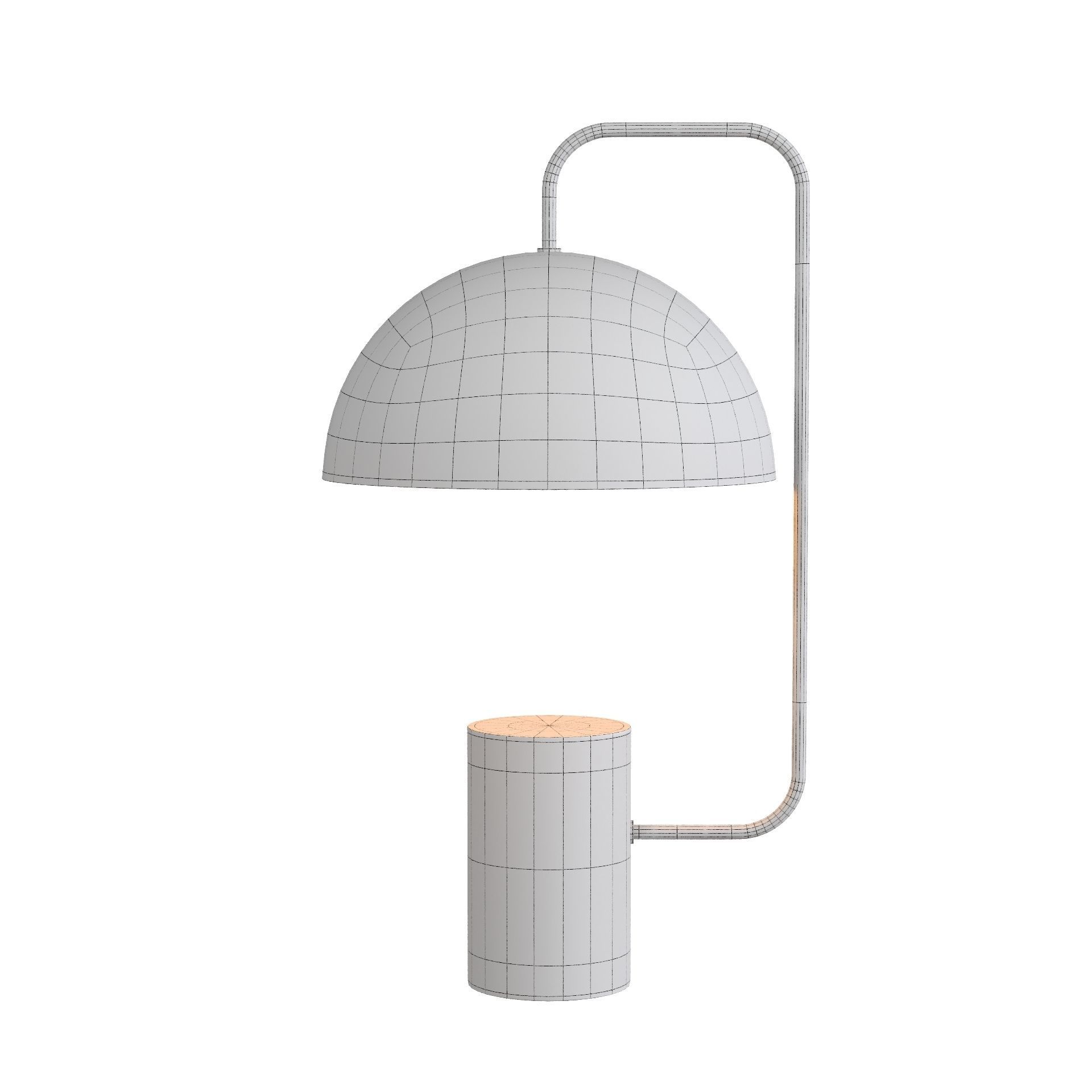 RG Lamp 4 Low-poly 3D model_1
