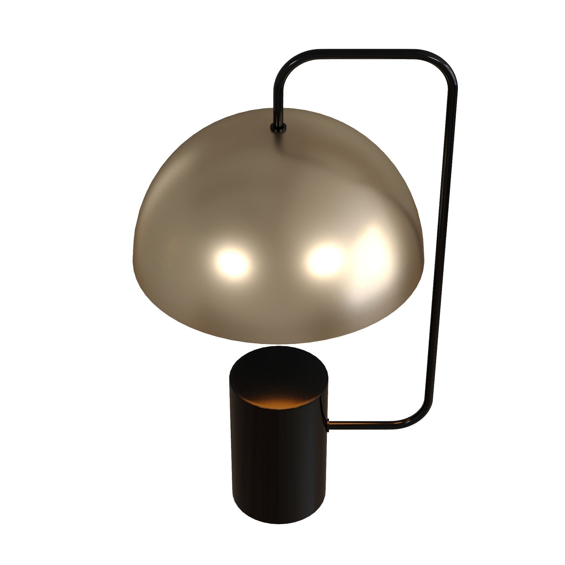 RG Lamp 4 Low-poly 3D model_2