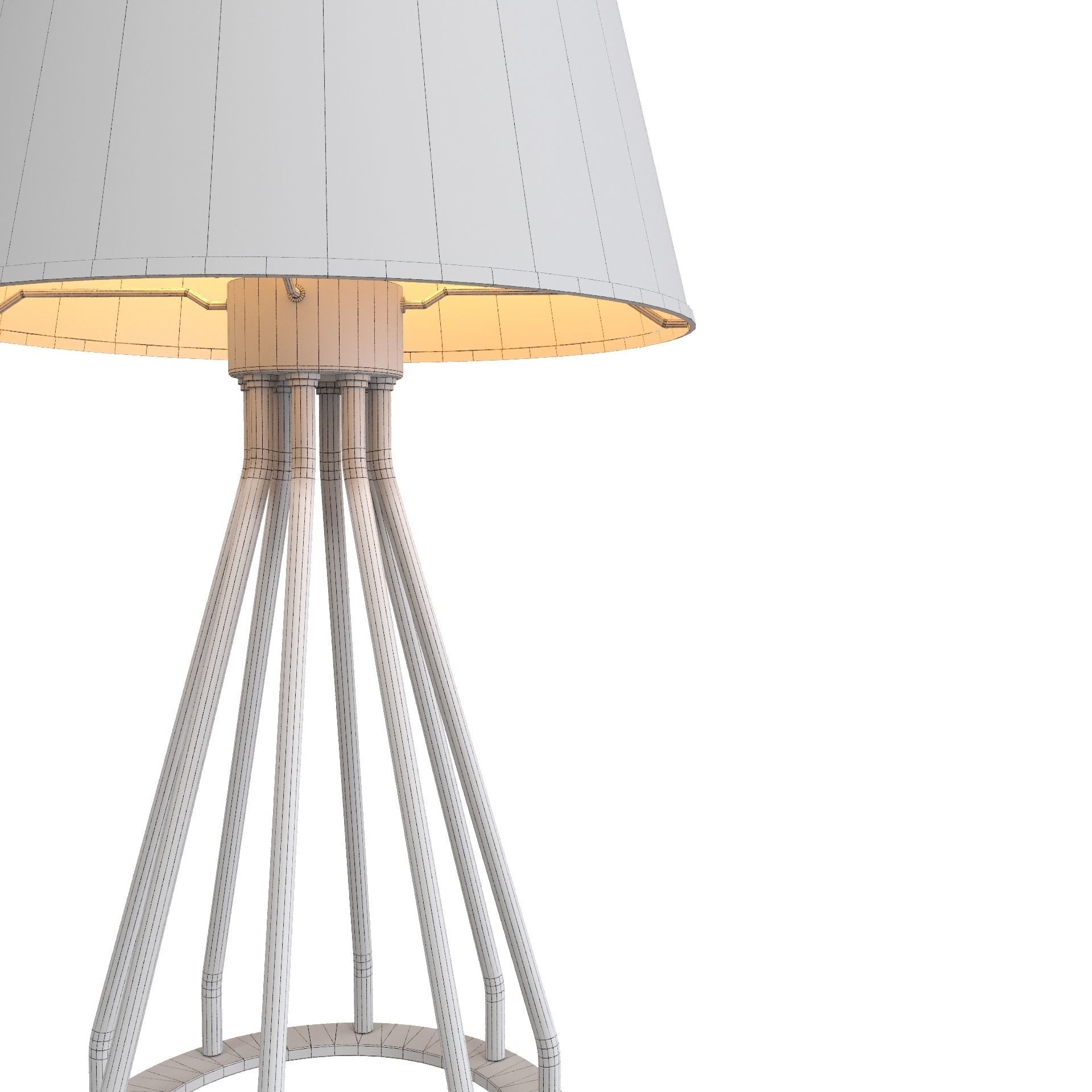 RG Lamp 8 Low-poly 3D model_5