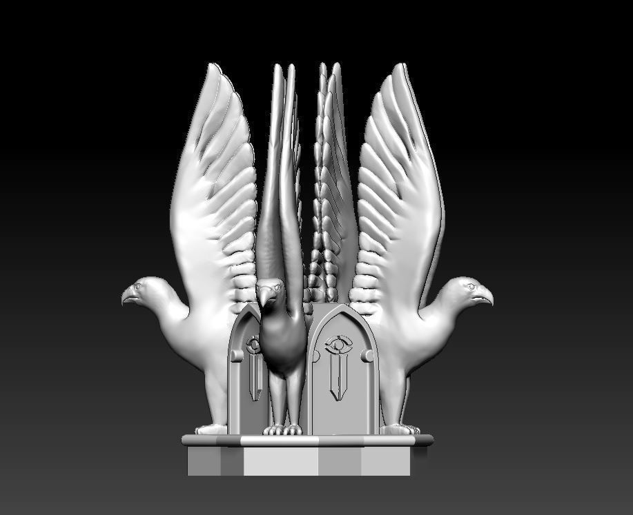 Amon Hen Roof Sculpture 3D print model_6