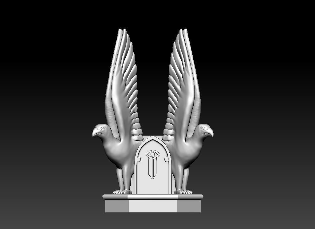 Amon Hen Roof Sculpture 3D print model_3