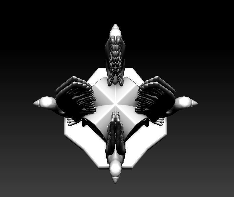 Amon Hen Roof Sculpture 3D print model_16