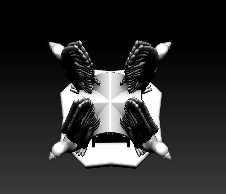 Amon Hen Roof Sculpture 3D print model_11