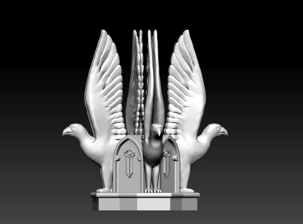 Amon Hen Roof Sculpture 3D print model_5