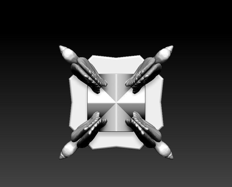 Amon Hen Roof Sculpture 3D print model_12