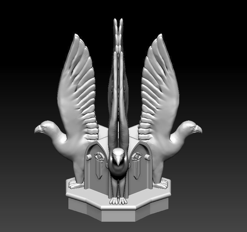 Amon Hen Roof Sculpture 3D print model_13