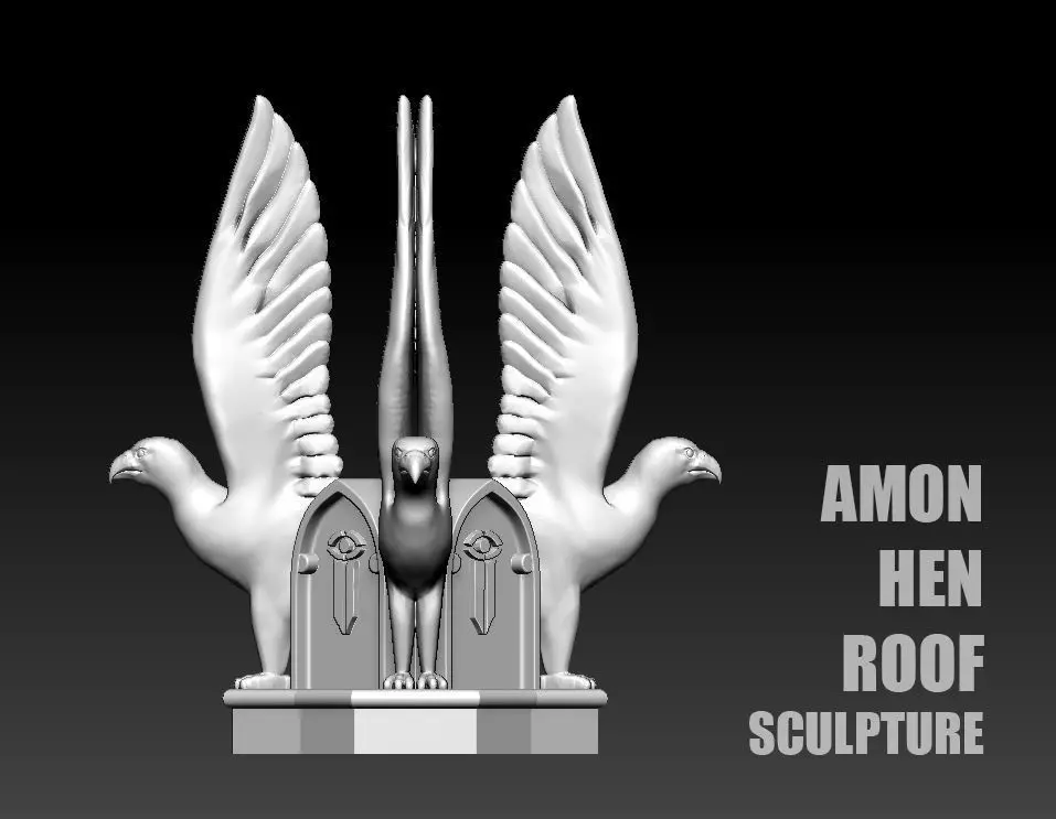 Amon Hen Roof Sculpture 3D print model_0