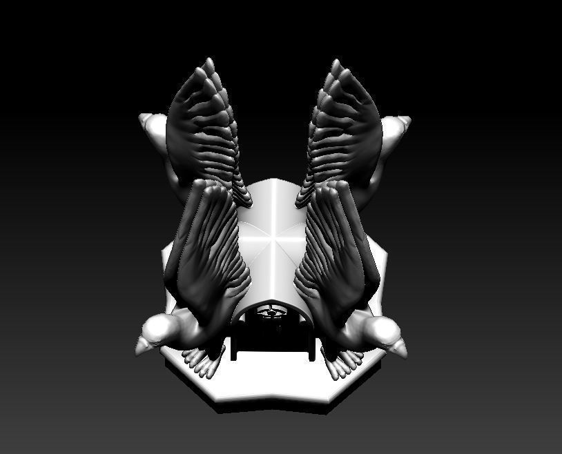 Amon Hen Roof Sculpture 3D print model_10