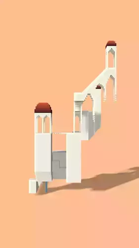 Voxel monument valley 
